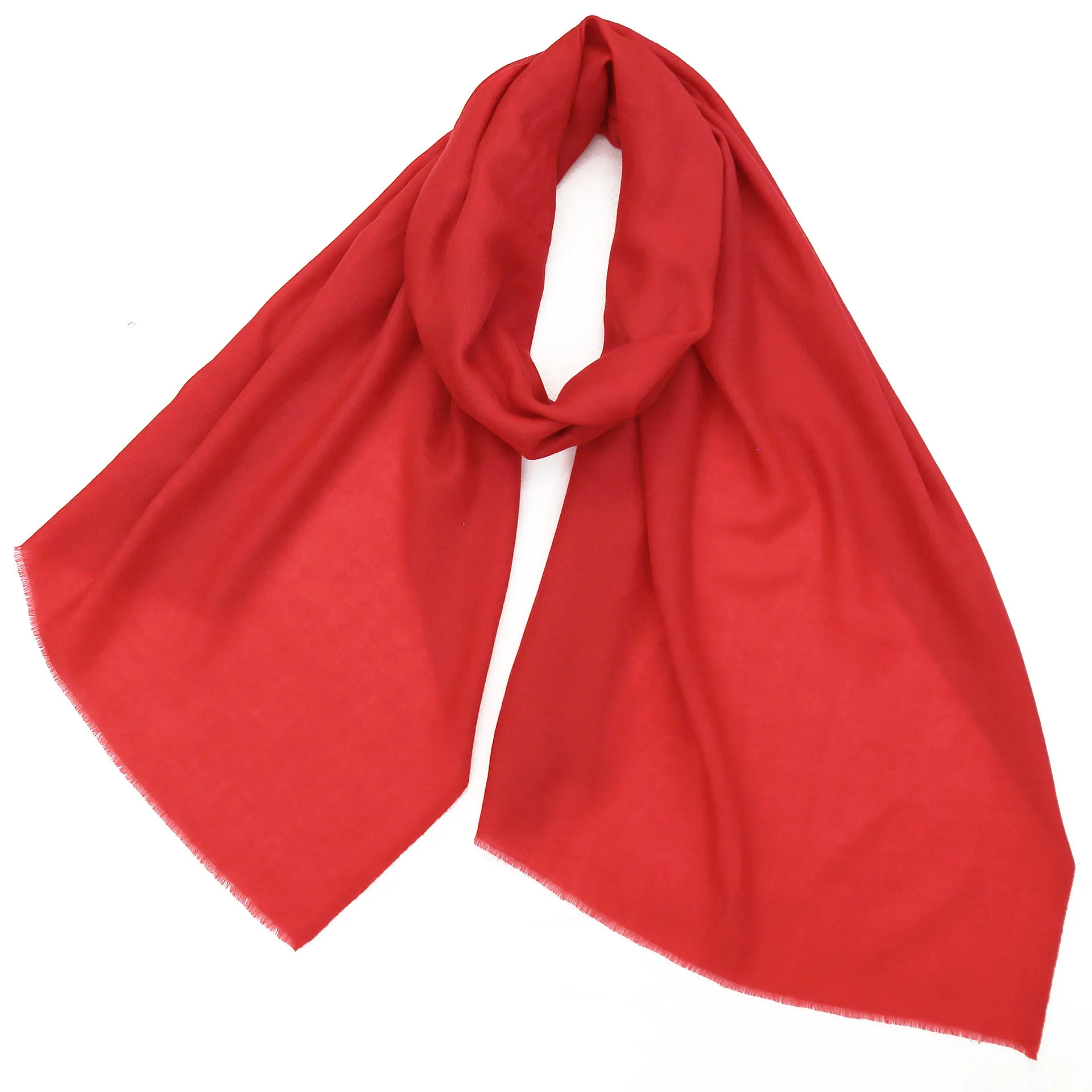 カシミヤ100%ストール/大判/赤|ストール専門店NaturalLounge