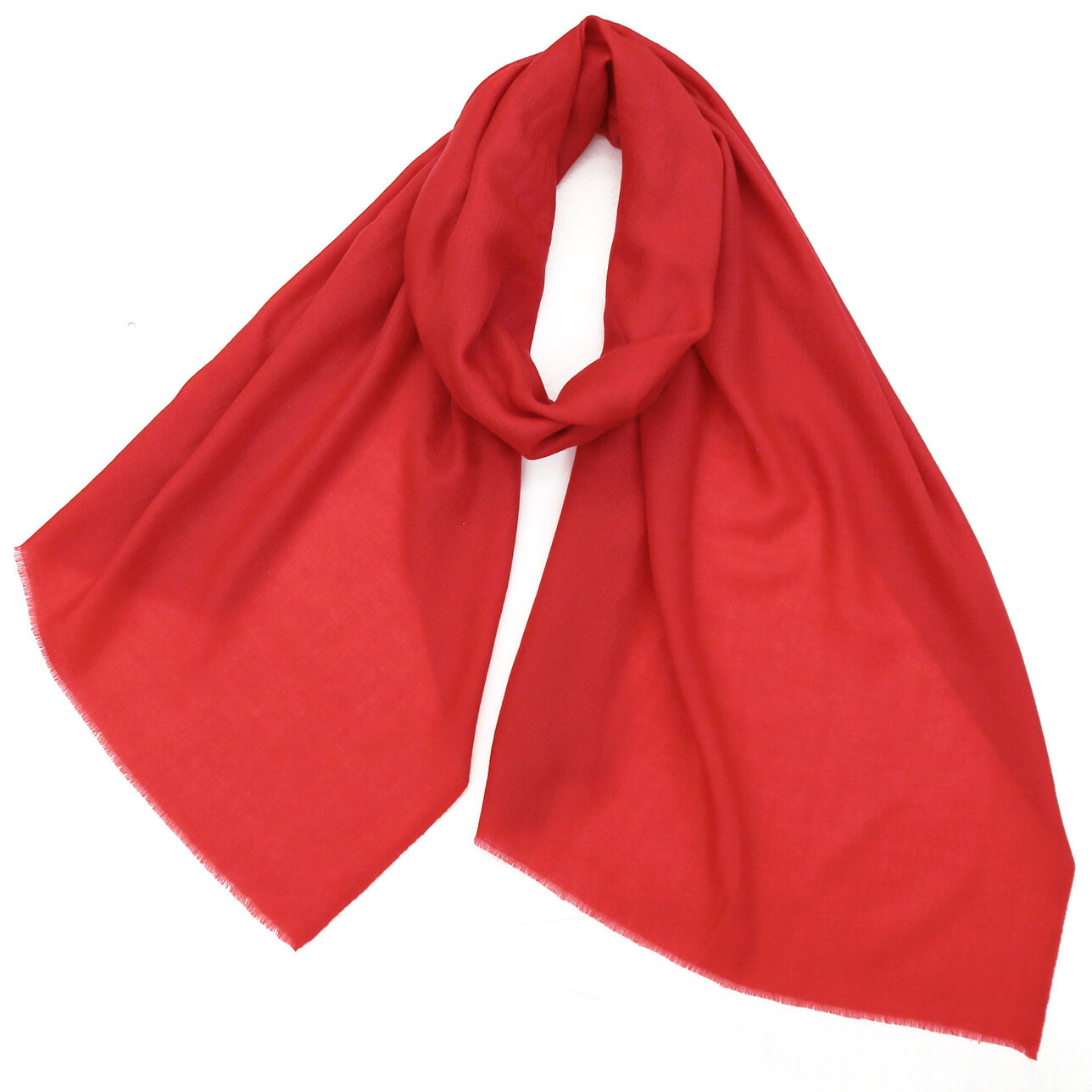 カシミヤ100%ストール/大判/赤|ストール専門店NaturalLounge