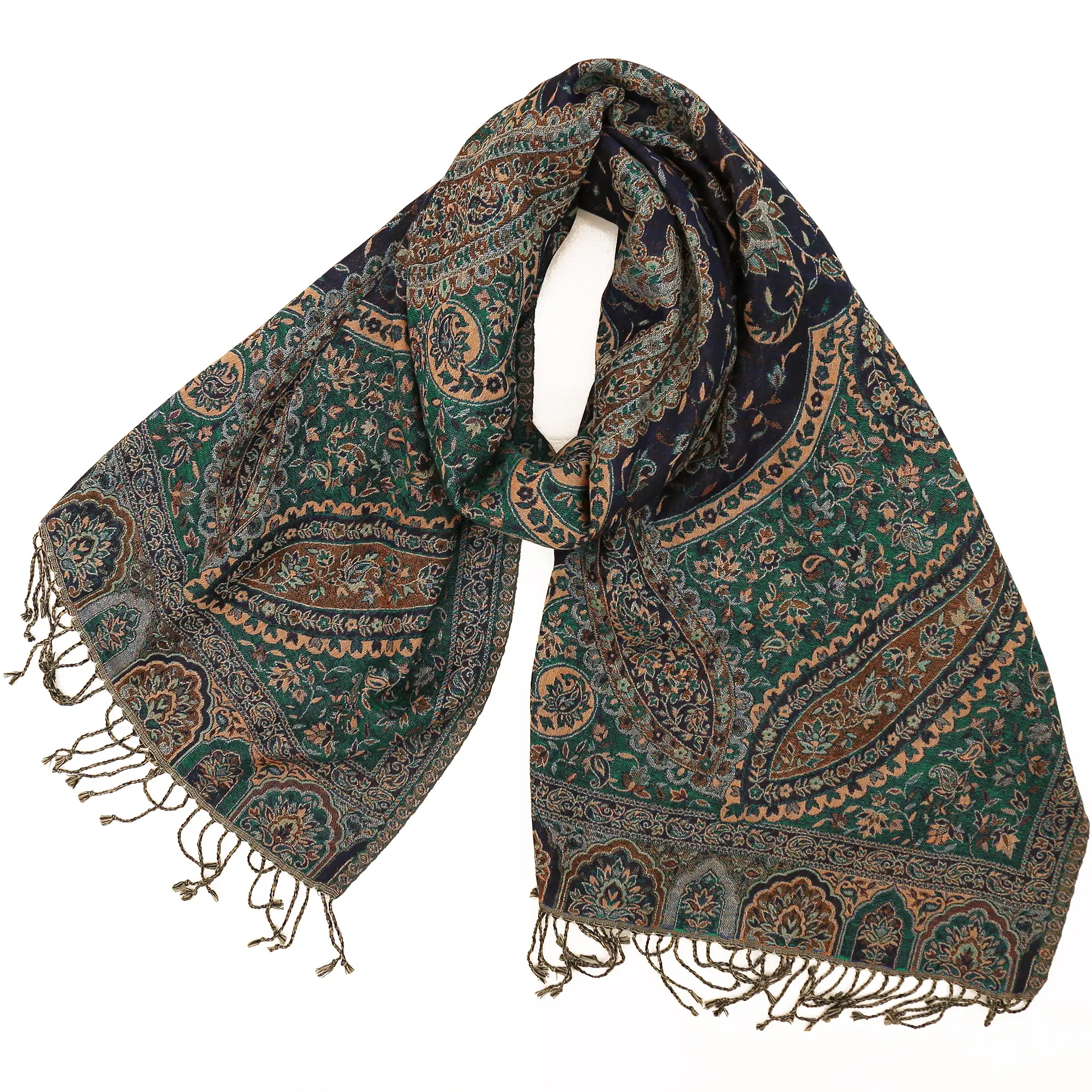 LIBERTY】ペイズリー柄WOOL大判ストール イギリス製 英国製 リバティ