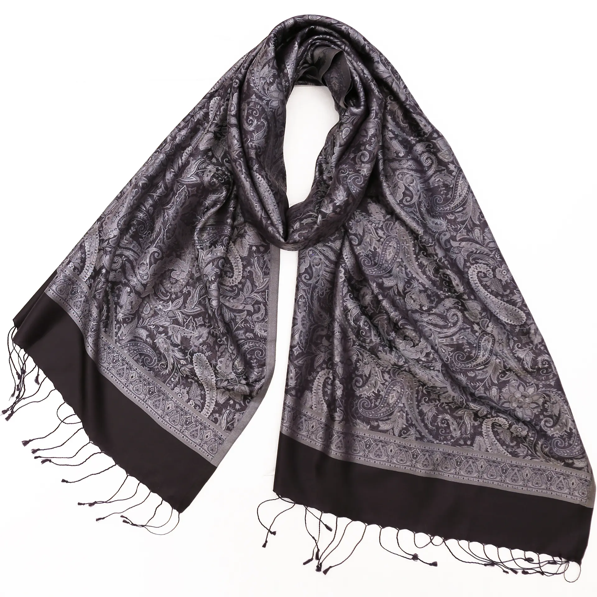 シルクストール/大判/薄手/幾何学/紫|ストール専門店NaturalLounge